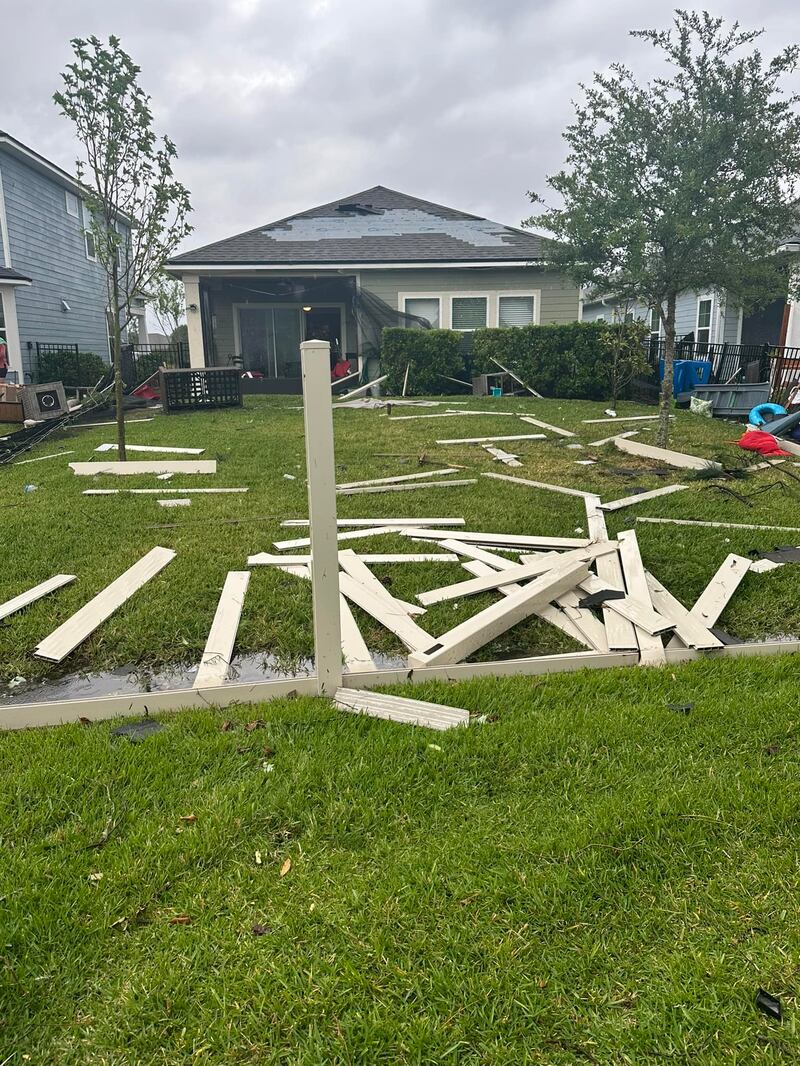 St. Johns County Fire Rescue shares tornado damage photos from World Golf Village area.