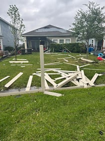 St. Johns County Fire Rescue shares tornado damage photos from World Golf Village area.