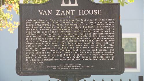 Lynyrd Skynyrd legacy honored at Jacksonville's Van Zant House