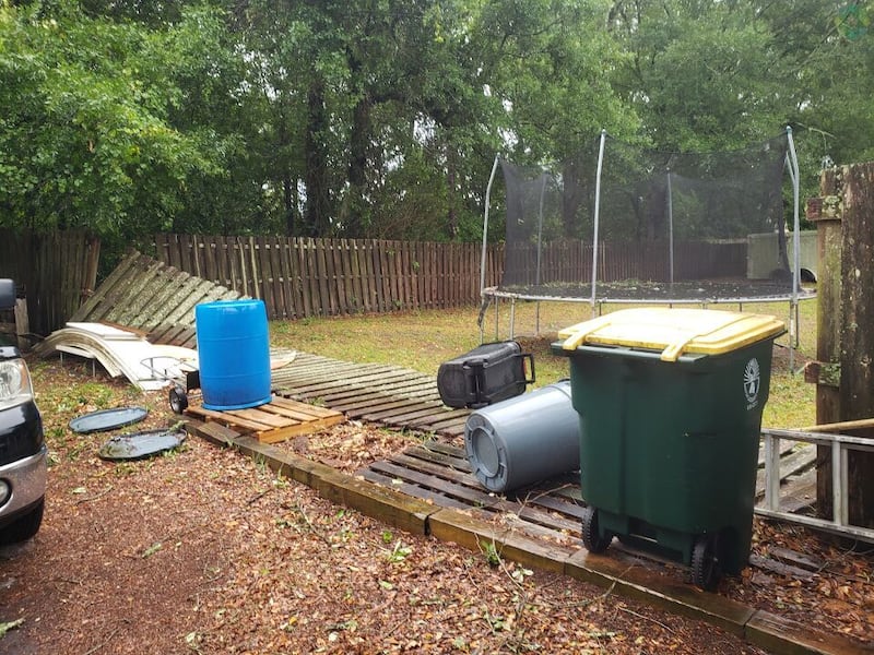 Storm damage in Northeast Florida, Southeast Georgia, 5/10/24