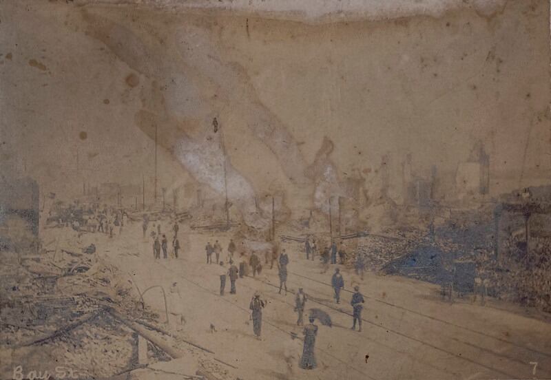 Over 10,000 residents were left homeless due to the fire in 1901.