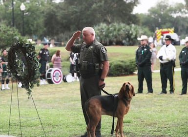 Putnam County Sheriff's Office said they were very fortunate to have the support of so many people who participated in the memorial.