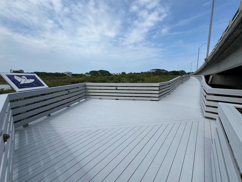 The Vilano Beach Boardwalk reopened after 6 months of renovation.