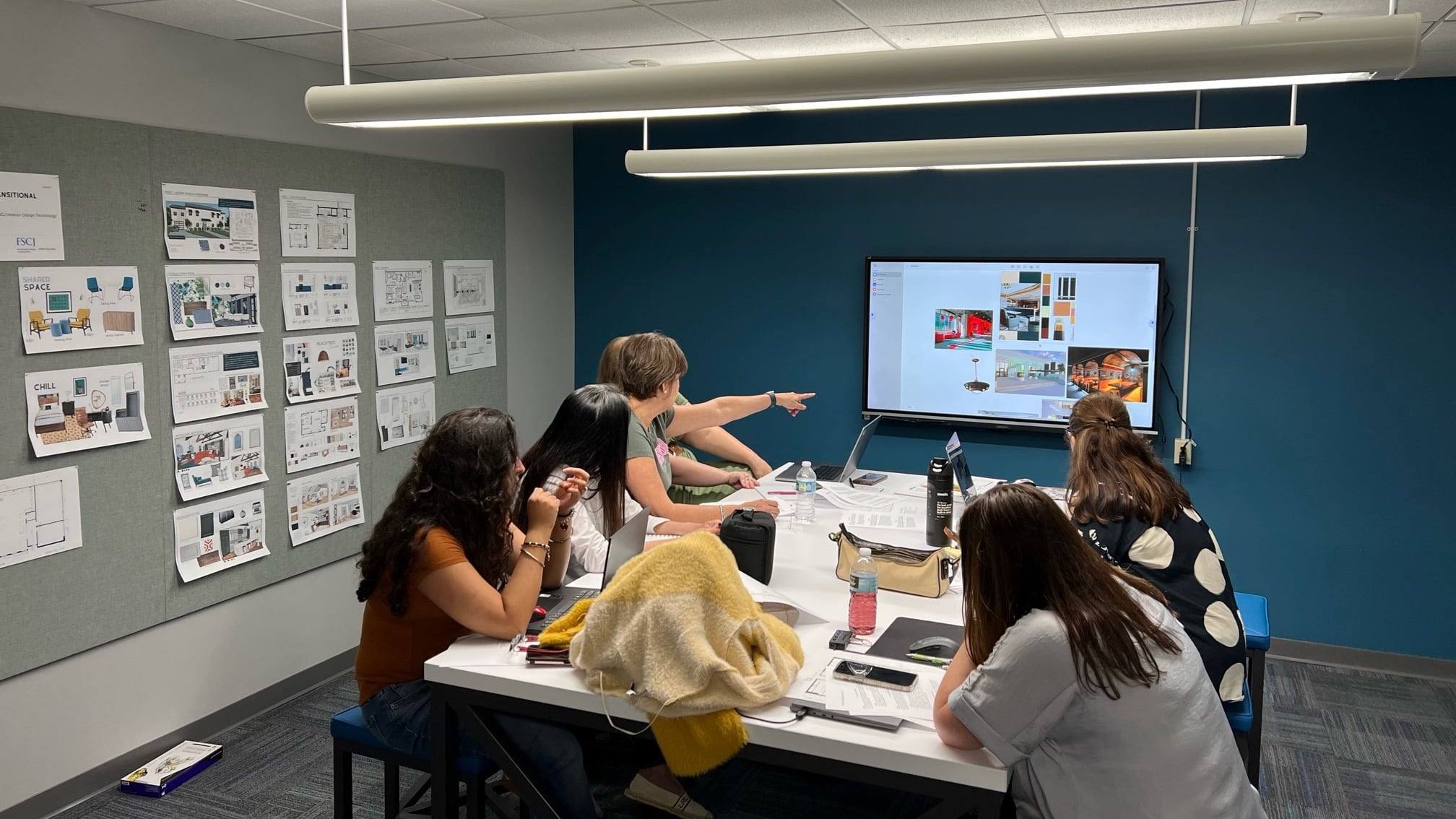 FSCJ Interior Design Professors Theresa Menotte and Laurie Taylor and their students have volunteered to help create housing for homeless youth.