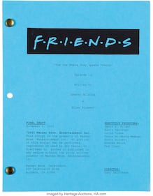 "Friends" scripts