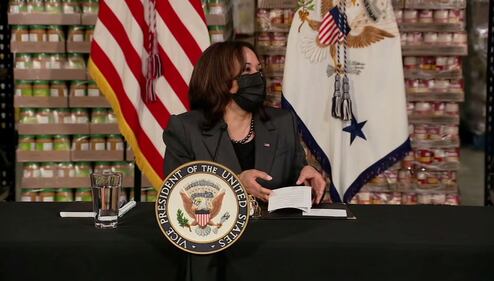 Vice President Kamala Harris visited Jacksonville on March 22, 2021.