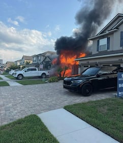 St. Johns County Fire and Rescue responded to a house fire in the World Golf Village area on Memorial Day.
