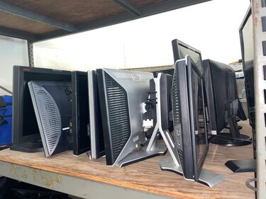 Various PC monitors will be up for auction.