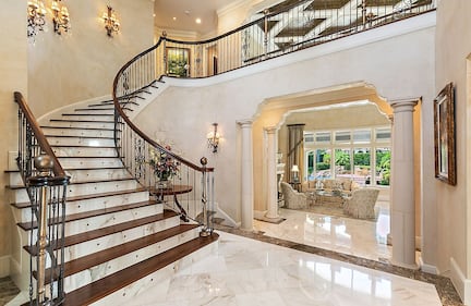 A Mediterranean-style home on Ponte Vedra Boulevard that’s “just steps from the beach” is being listed by Douglas Elliman Real Estate for $10.6 million.