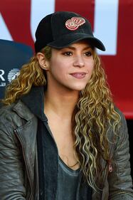 BARCELONA, SPAIN - NOVEMBER 28: Shakira looks on ahead of the La Liga match between FC Barcelona and Real Sociedad de Futbol at Camp Nou on November 28, 2015 in Barcelona, Spain. (Photo by David Ramos/Getty Images)