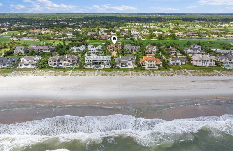 A Mediterranean-style home on Ponte Vedra Boulevard that’s “just steps from the beach” is being listed by Douglas Elliman Real Estate for $10.6 million.