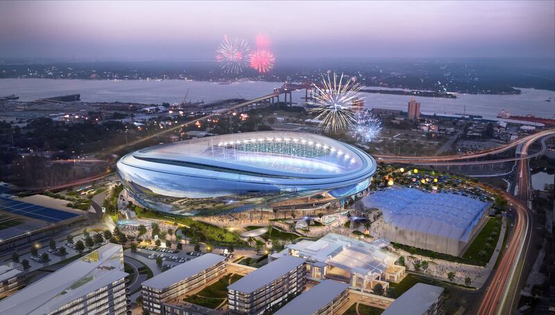 The Jacksonville Jaguars have released "Stadium of the Future" renderings.