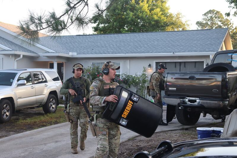 Camden County Sheriff's Office, SRT teams and the Secret Service conduct arrest warrant on May 29.