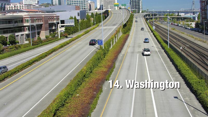 Washington: 27.34 driving incidents per 1,000 residents