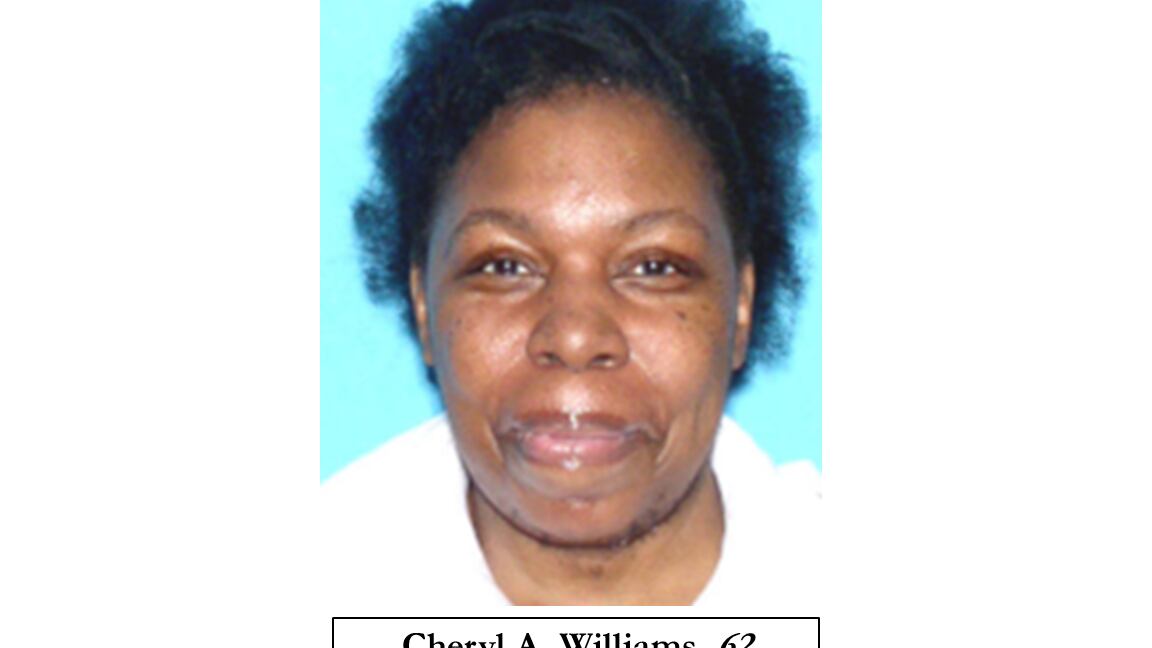 Jacksonville police are asking for the public's help in finding Cheryl Williams.