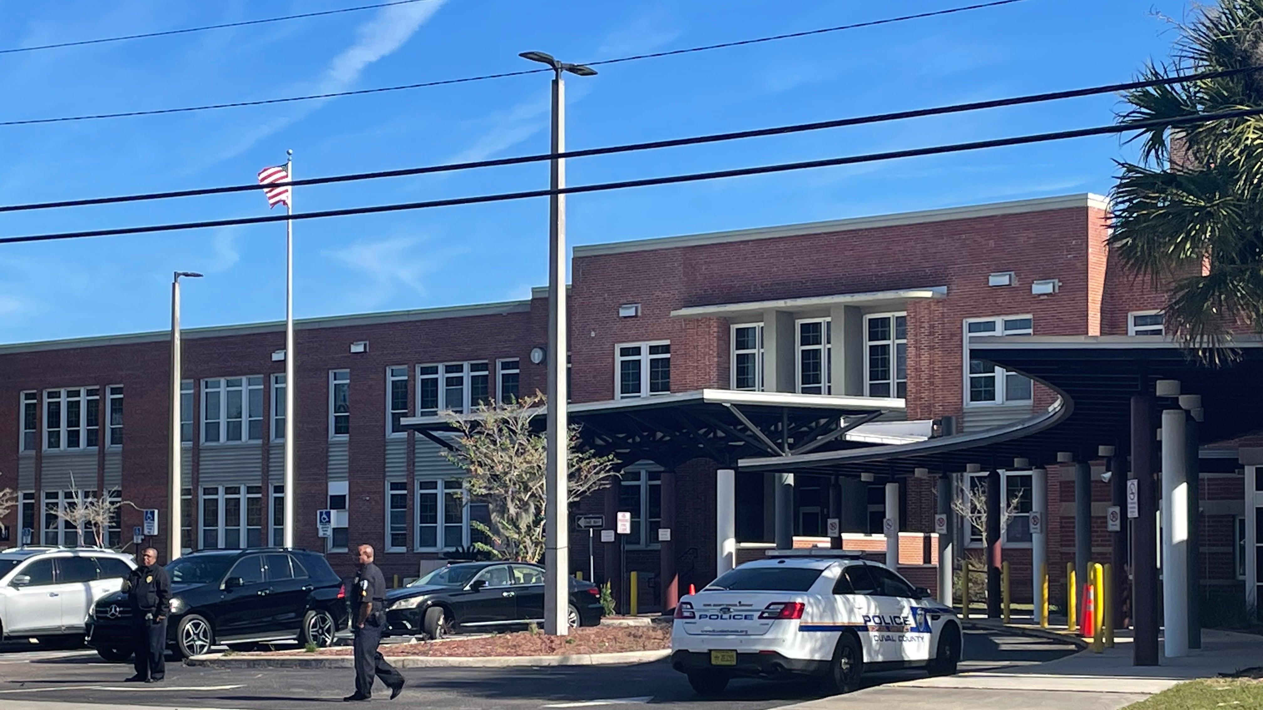 Police activity at Lake Shore Middle School