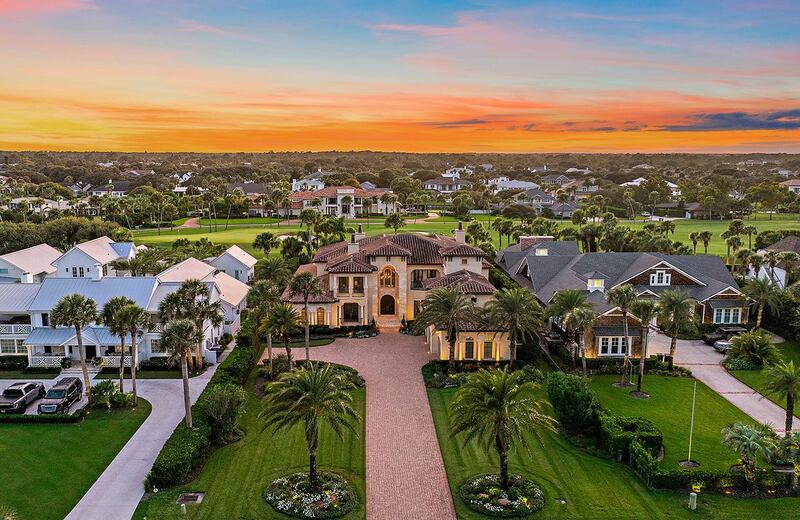 A Mediterranean-style home on Ponte Vedra Boulevard that’s “just steps from the beach” is being listed by Douglas Elliman Real Estate for $10.6 million.