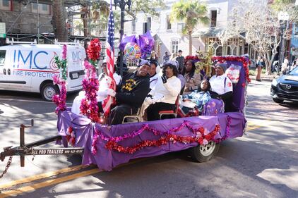 It was a beautiful day for the MLK Parade today in downtown Fernandina.
