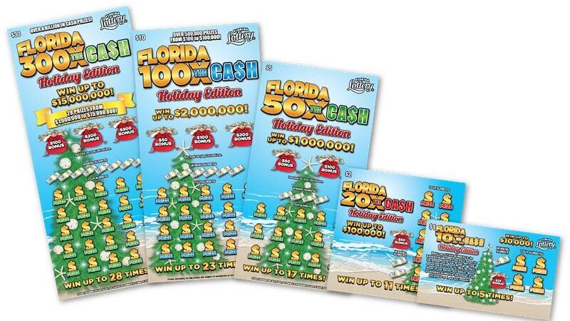 FLORIDA X THE CASH will range in price from $1 to $10.