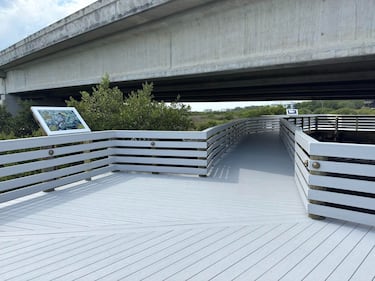 The Vilano Beach Boardwalk reopened after 6 months of renovation.