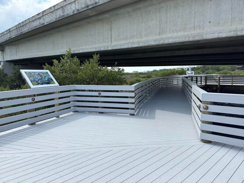 The Vilano Beach Boardwalk reopened after 6 months of renovation.