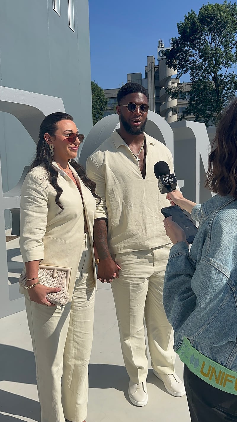 Jacksonville Jaguars’ linebacker Josh Allen and his wife, Kaitlyn, were invited to attend the Men’s Milan Fashion Week in Milan, Italy.