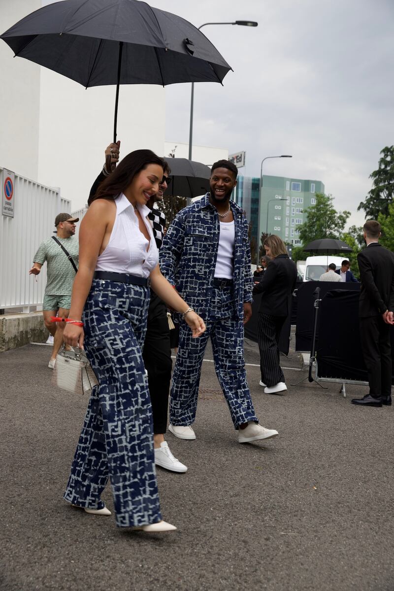 Jacksonville Jaguars’ linebacker Josh Allen and his wife, Kaitlyn, were invited to attend the Men’s Milan Fashion Week in Milan, Italy.