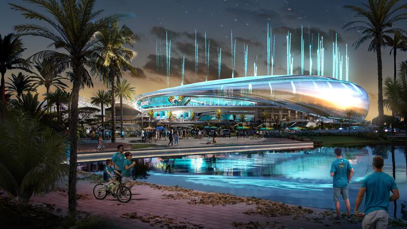 The Jacksonville Jaguars have released "Stadium of the Future" renderings.