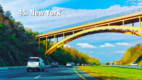 New York: 16.56 driving incidents per 1,000 residents