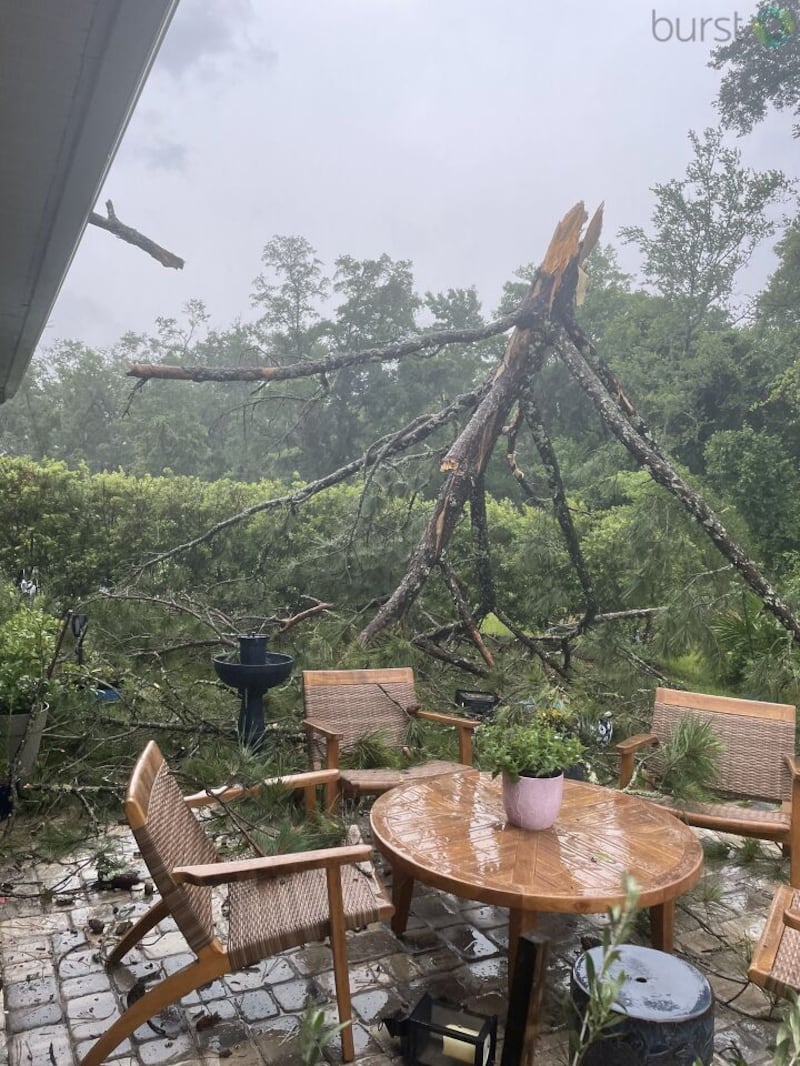 Storm damage in Northeast Florida, Southeast Georgia, 5/10/24