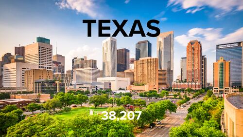 Here are how many people from each state moved to Florida in 2022