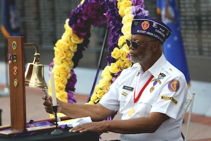 The annual Purple Heart Observance event held in Jacksonville on Wed., Aug. 7, 2024.