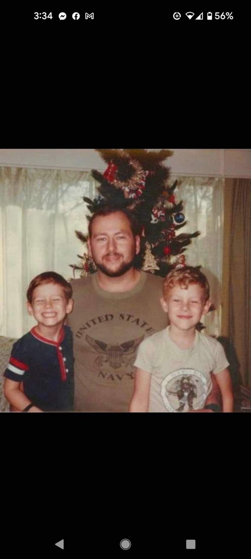 Steven Lackey with two of his sons.