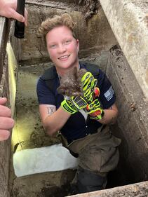 After the rescue, PCFR said that the kitten is "doing well and settling in with its new owner."