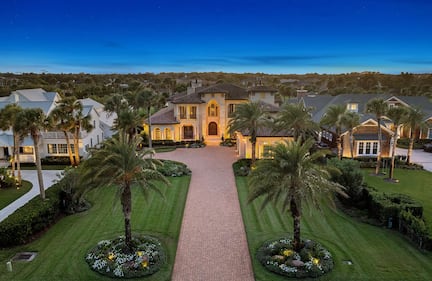 A Mediterranean-style home on Ponte Vedra Boulevard that’s “just steps from the beach” is being listed by Douglas Elliman Real Estate for $10.6 million.