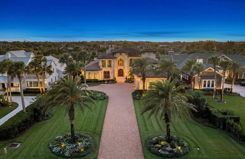 A Mediterranean-style home on Ponte Vedra Boulevard that’s “just steps from the beach” is being listed by Douglas Elliman Real Estate for $10.6 million.