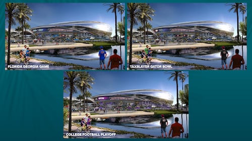 The Jacksonville Jaguars have released "Stadium of the Future" renderings.