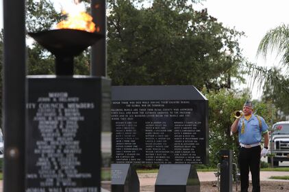 “The heroes we are recognizing and remembering this evening are those who put their duty above all else,” Mayor Donna Deegan said at Wednesday's event.