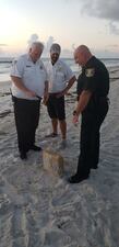 <p>Approximately 30 pounds of marijuana washed ashore Thursday morning in Ponte Vedra Beach, according to the St. Johns Sheriff&#39;s Office.</p>