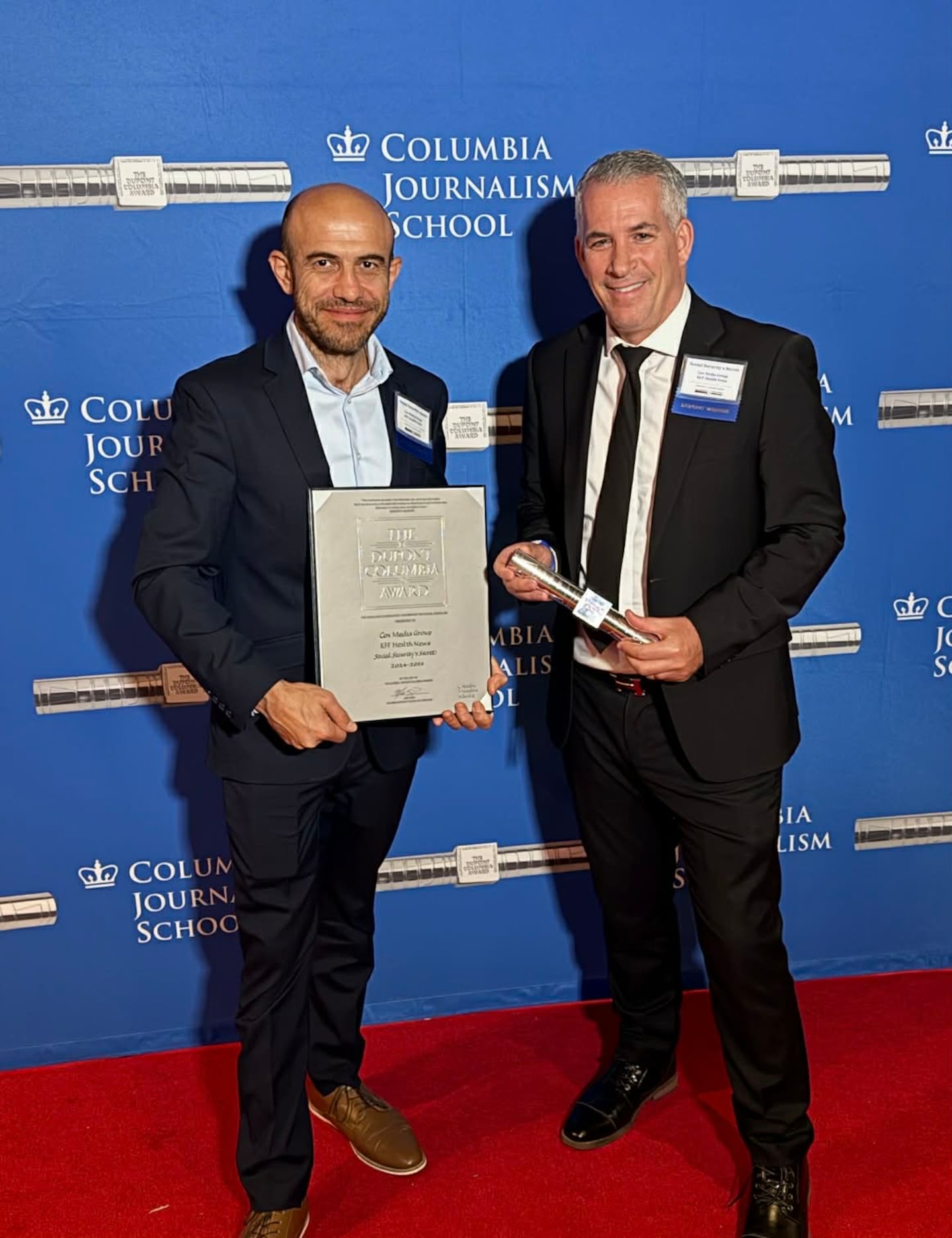 Action News Jax photojournalist Diar Gilyana and Action News Jax anchor Ben Becker.