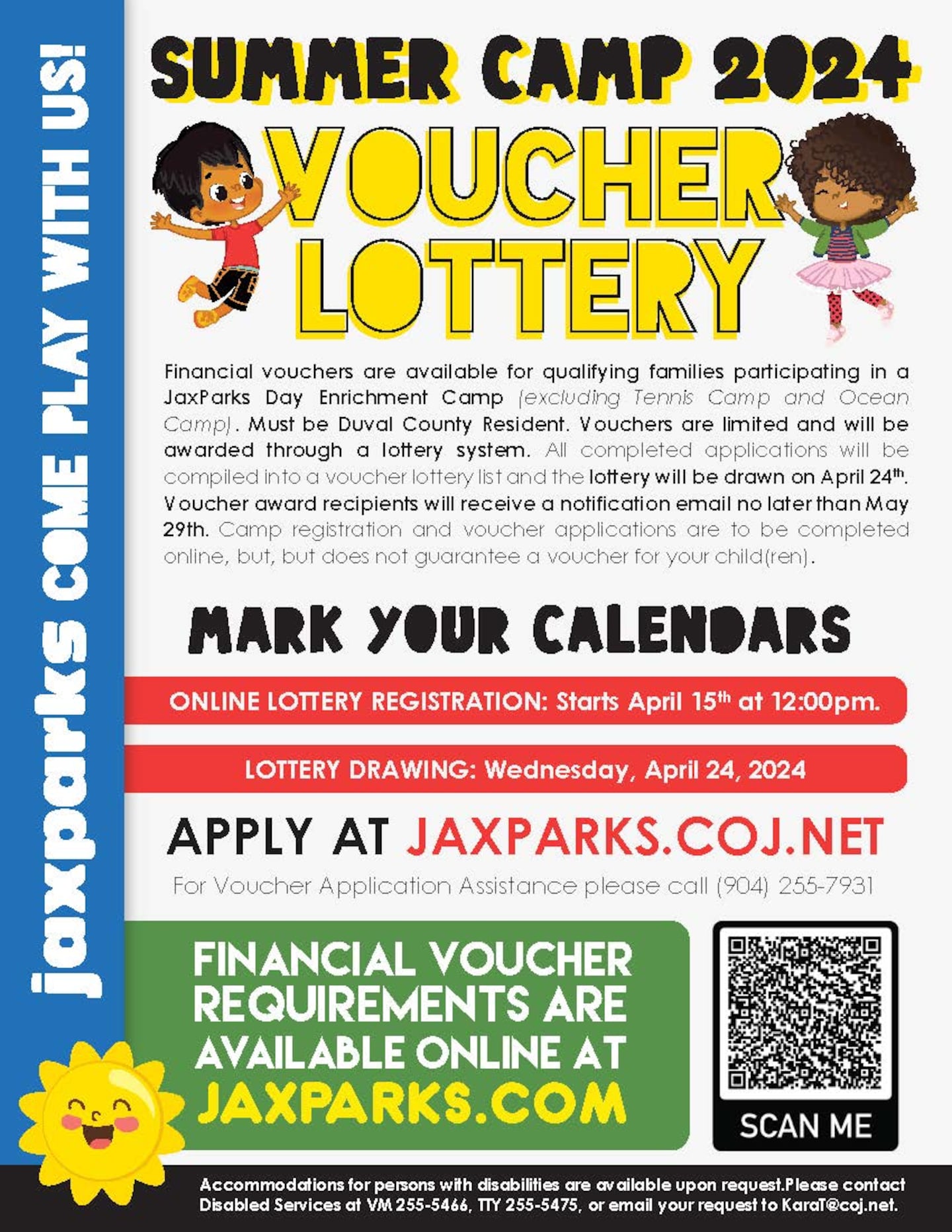 Jax summer camp 2024 vouchers.