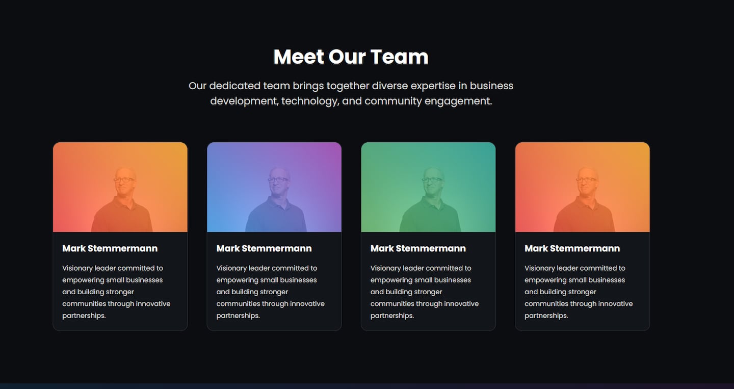 Mark Stemmerman's name on the now-taken down Bold City Cares website.