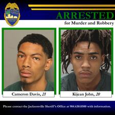 Mugshots provided by the Jacksonville Sheriff's Office