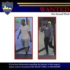 Jacksonville Sheriff's Office is seeking information on the pictured suspect.