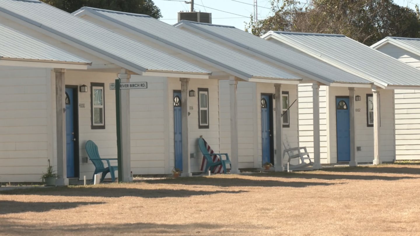 Tiny Home Village in Glynn County struggles with empty units due to funding delay