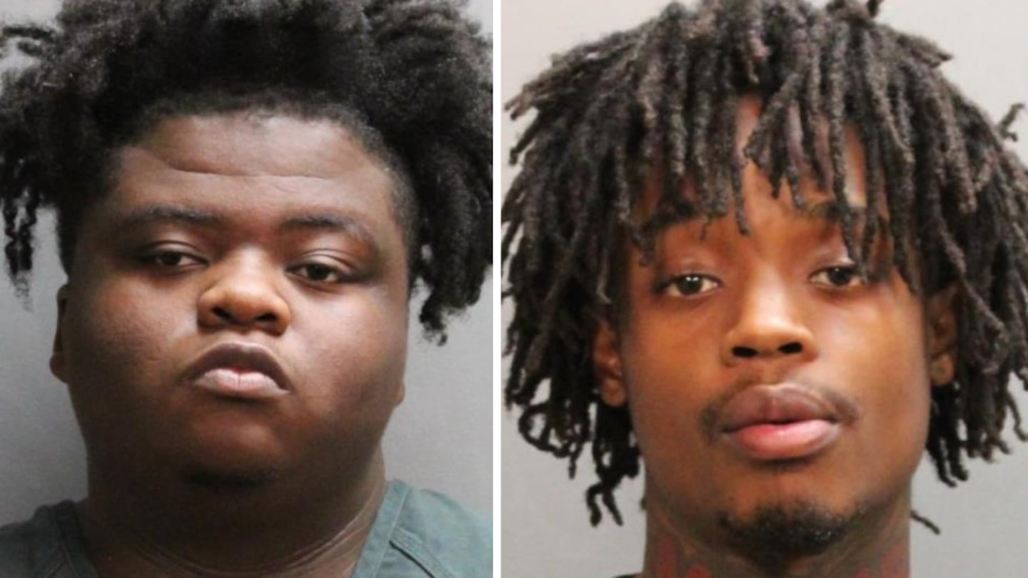 Ja 'Von Brown (left), and Anthony Trotter are accused of shooting at Jacksonville Sheriff's Office detectives.