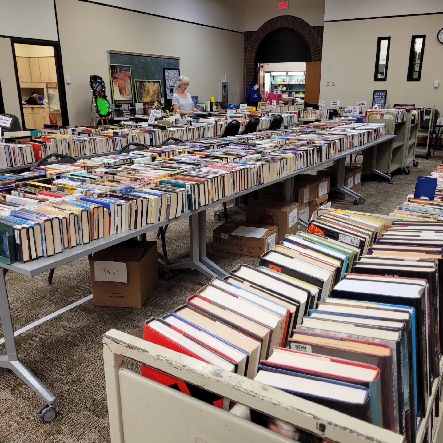 Find books for a good price at the Mandarin branch library on Friday.