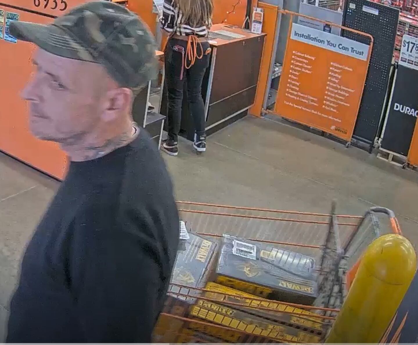 The Clay County Sheriff's Office is asking the public to help identify two suspects in a Home Depot shoplifting incident.