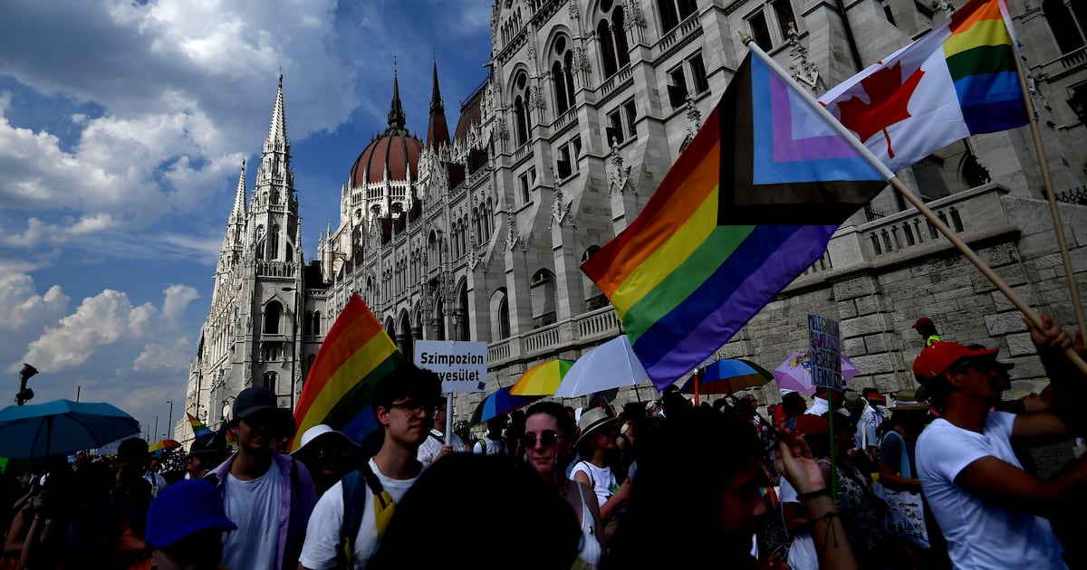 Hungary's LGBTQ+ community defies government ban on Pride march