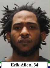 Erik Allen, 34, was arrested for murder on Oct. 6.